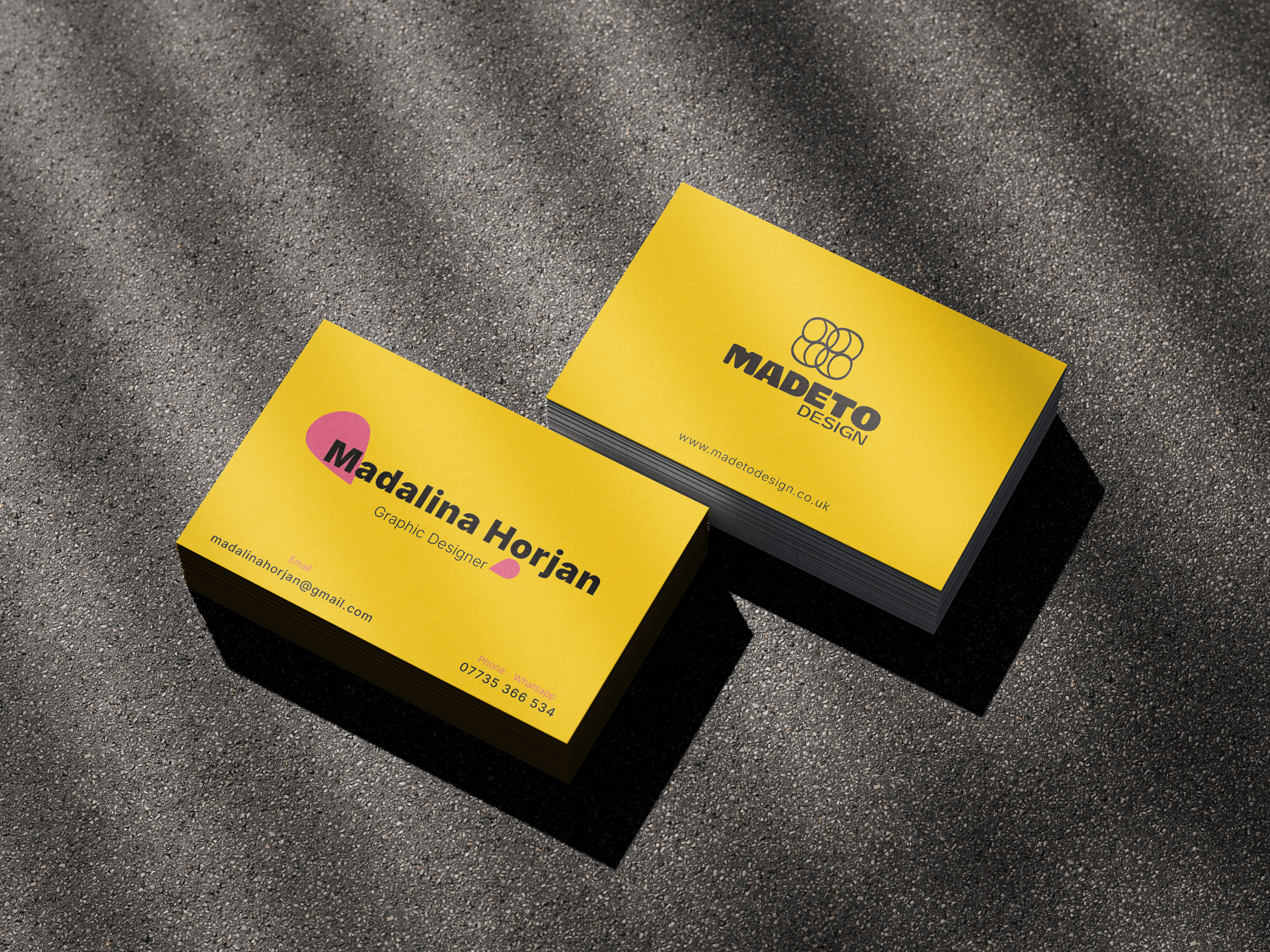 Business card sample